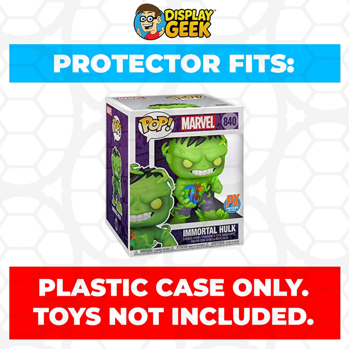 Pop Protector for Funko Pop 6 inch Immortal Hulk #840 Super Size Box - for just $13.99! 