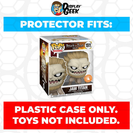 Pop Protector for 6 inch Jaw Titan #1511 Super Funko Pop - Just $13.99! Shop now at Retro Gaming of Denver