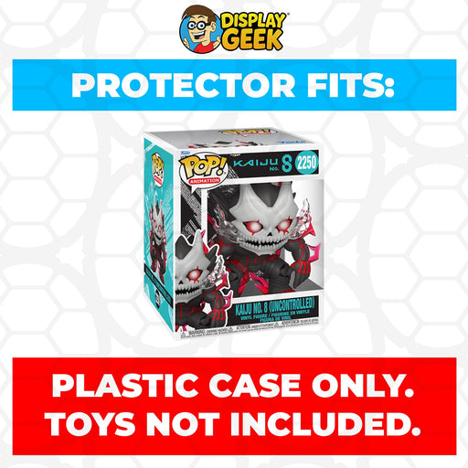 Pop Protector for Funko Pop 6 inch Kaiju No 8 Uncontrolled #2250 Super Size Box - for just $13.99! 