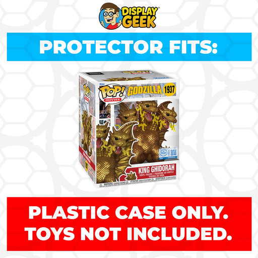 Pop Protector for Funko Pop 6 inch King Ghidorah #1937 Super Size Box - for just $13.99! 