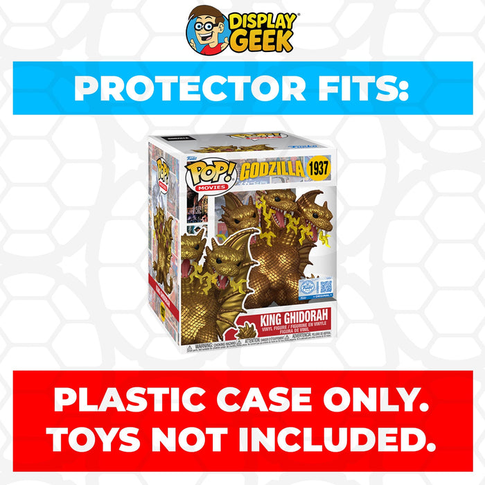 Pop Protector for Funko Pop 6 inch King Ghidorah #1937 Super Size Box - for just $13.99! 