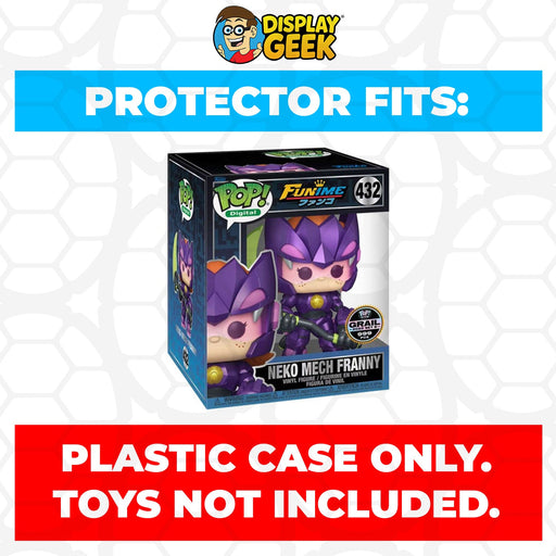 Pop Protector for Funko Pop 6 inch NFT Neko Mech Franny #432 Super Size - for just $13.99! 