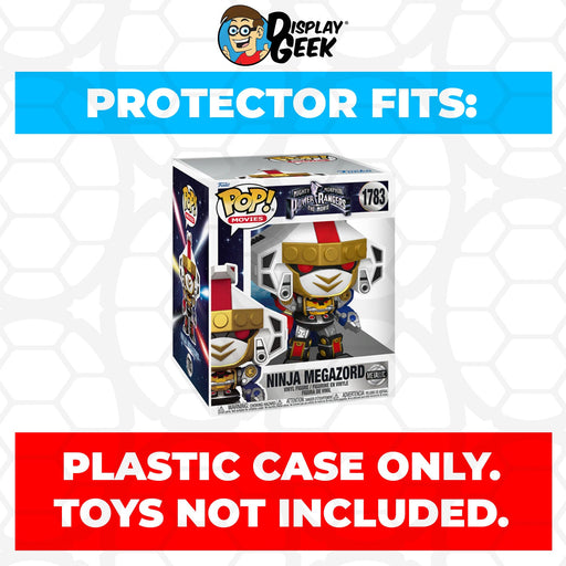Pop Protector for 6 inch Ninja Megazord Metallic Super Size #1783 Funko Pop - for just $13.99! 