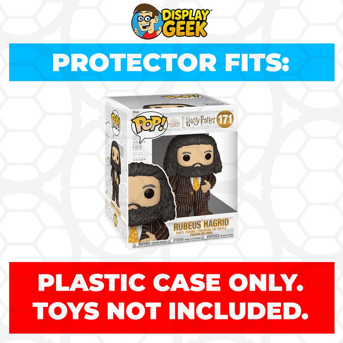 Pop Protector for Funko Pop 6 inch Rubeus Hagrid in Animal Pelt Outfit #171 Super Size Box - for just $13.99! 