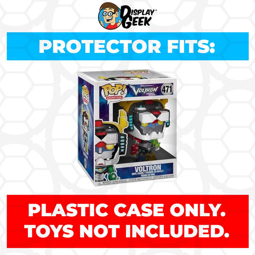 Pop Protector for 6 inch Voltron SDCC #1497 Super Funko Pop - for just $13.99! 