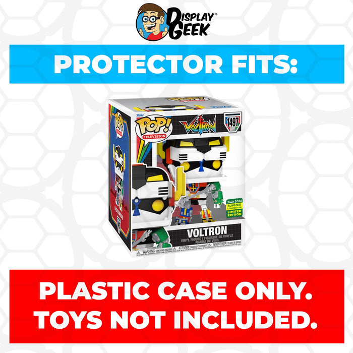 Pop Protector for 6 inch Voltron WonderCon #1497 Super Funko Pop - for just $13.99! 