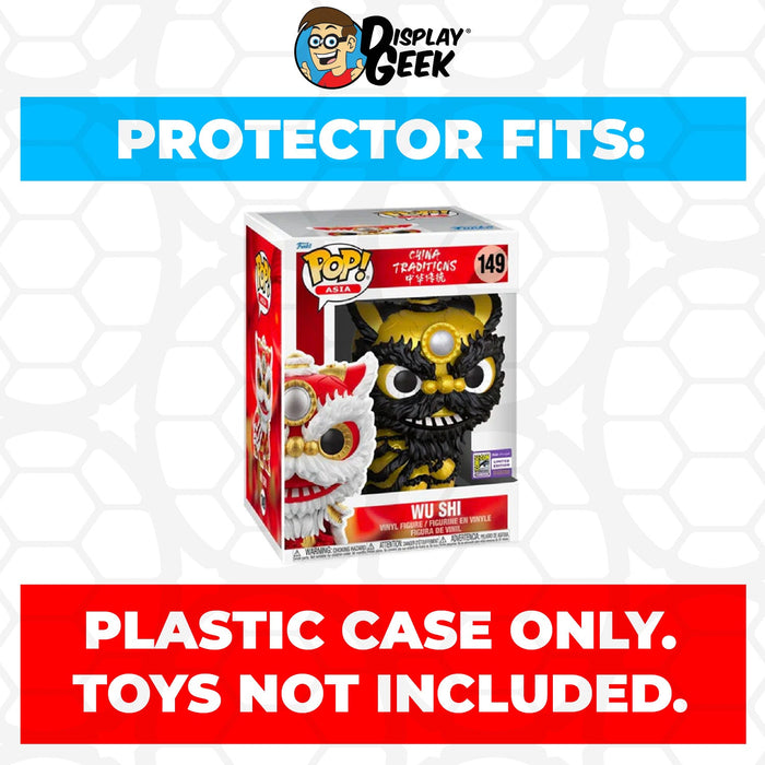 Pop Protector for 6 inch Wu Shi Red & White #149 Super Funko Pop - for just $13.99! 
