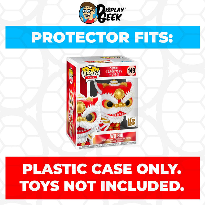 Pop Protector for 6 inch Wu Shi Black & Gold SDCC #149 Super Size Funko Pop - for just $13.99! 