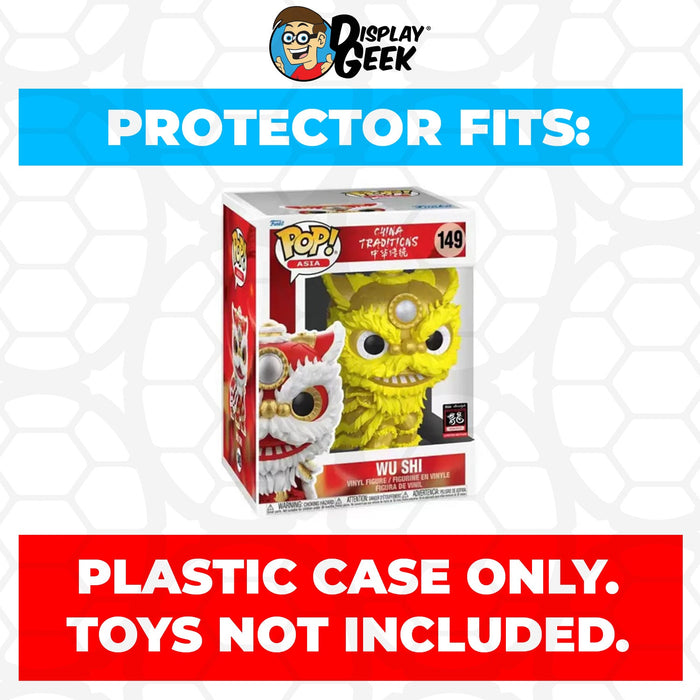 Pop Protector for 6 inch Wu Shi Black & Gold SDCC #149 Super Size Funko Pop - for just $13.99! 