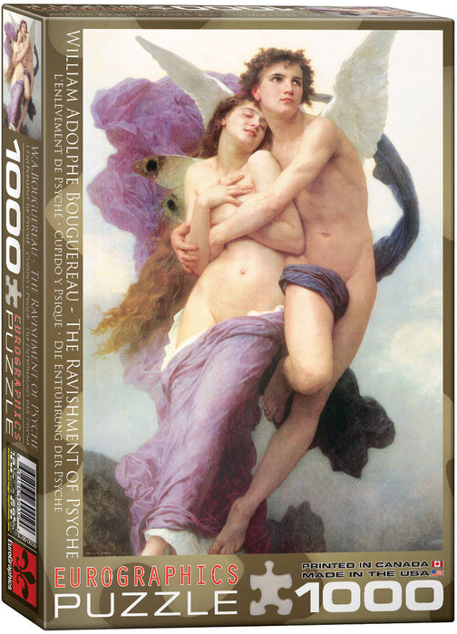 Puzzle: Fine Art Masterpieces - The Ravishment of Psyche by William Adolphe Bouguereau - for just $19.99! 