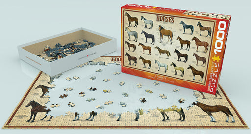 Puzzle: Animal Charts - Horses - for just $19.99! 