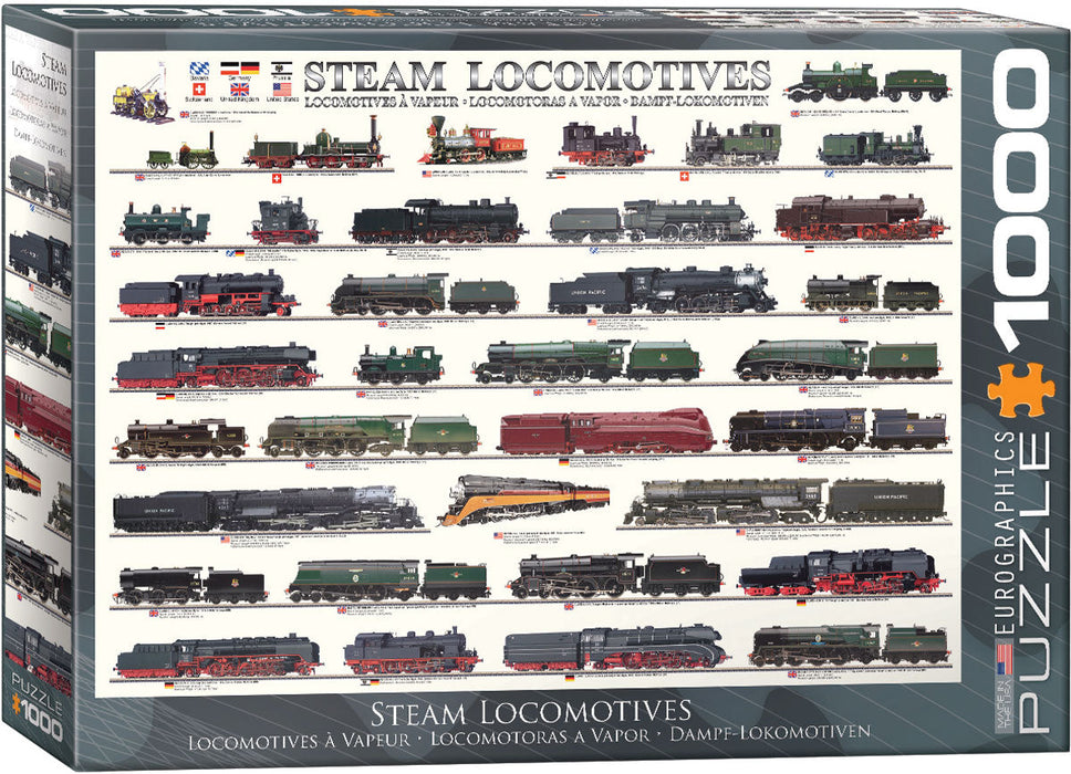 Puzzle: History & General Interest - Steam Locomotives - for just $19.99! 