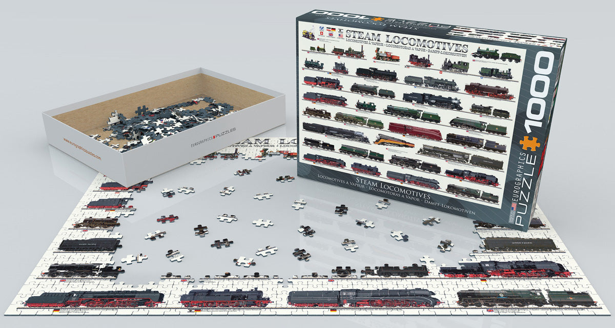 Puzzle: History & General Interest - Steam Locomotives - for just $19.99! 