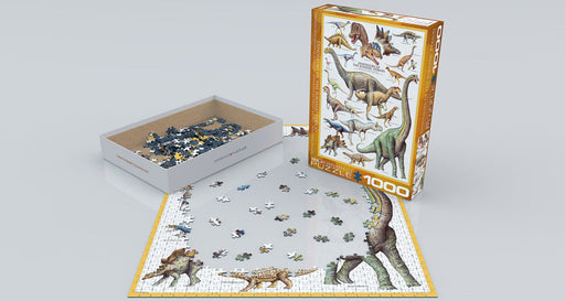 Puzzle: Natural History Charts - Dinosaurs of the Jurassic Period - for just $19.99! 