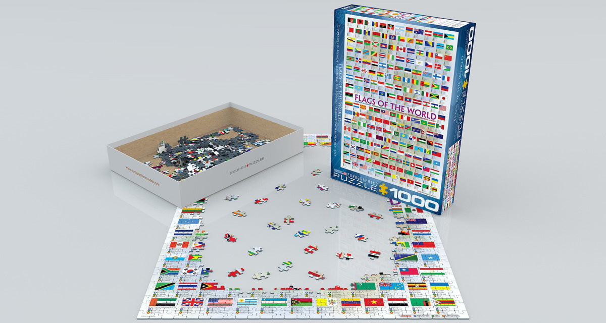 Puzzle: Maps & Flags - Flags of the World - for just $19.99! 