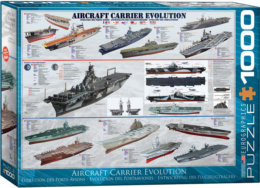 Puzzle: Sea & Land Transportation - Aircraft Carrier Evolution - for just $19.99! 
