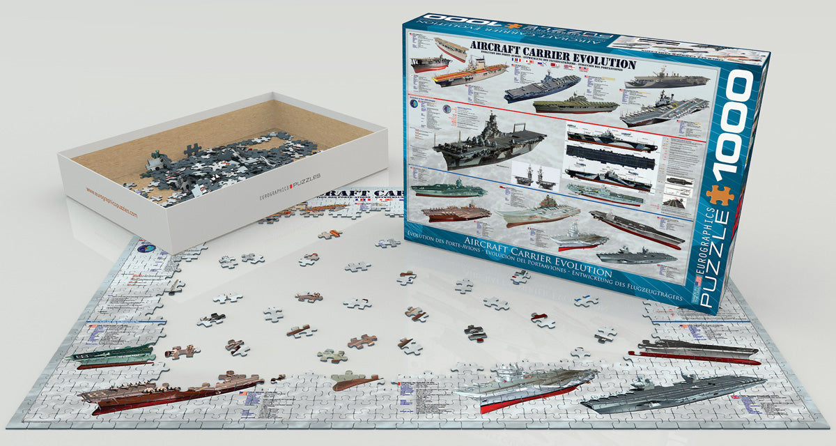 Puzzle: Sea & Land Transportation - Aircraft Carrier Evolution - for just $19.99! 