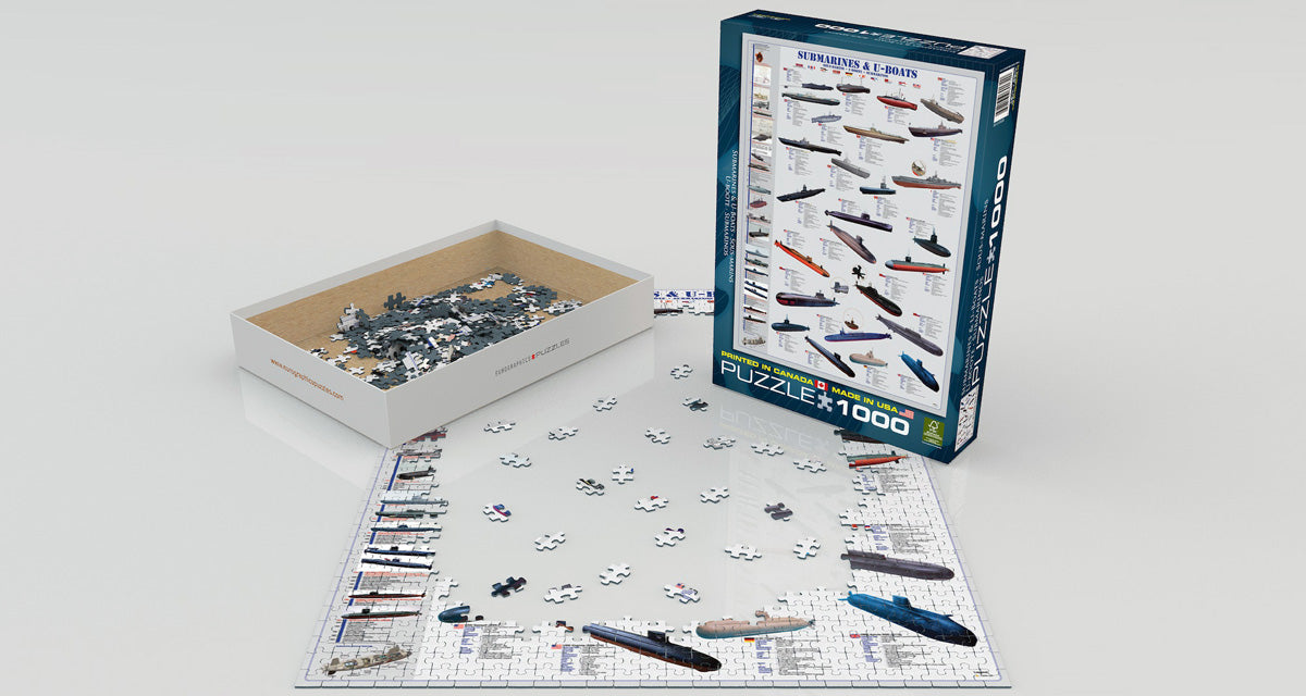 Puzzle: Sea & Land Transportation - Submarines & U-Boats - for just $19.99! 