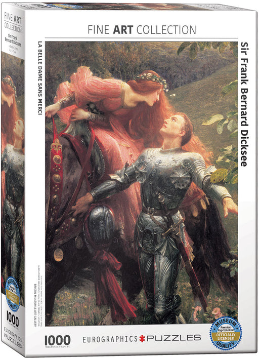 Puzzle: Fine Art Masterpieces - La Belle Dame sans Merci by Sir Frank Bernard Dicksee - for just $19.99! 