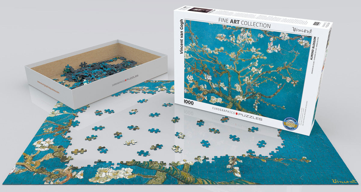 Puzzle: Fine Art Masterpieces - Almond Blossom by Vincent van Gogh - for just $19.99! 
