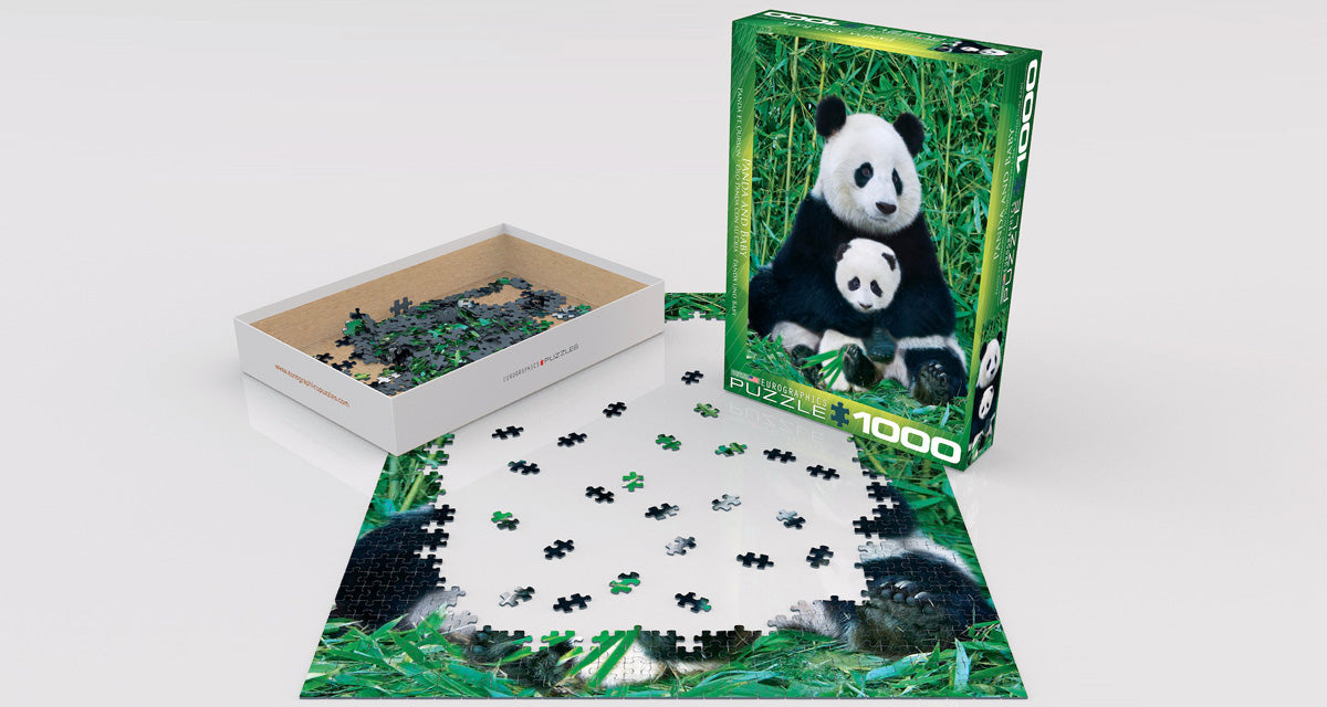 Puzzle: Animal Life Photography - Panda & Baby - for just $19.99! 