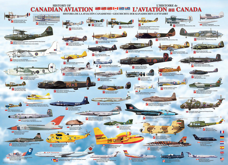 Puzzle: Sea & Land Transportation - History of Canadian Aviation - for just $19.99! 