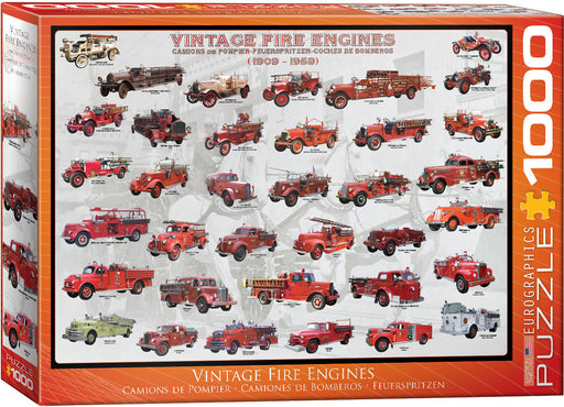 Puzzle: Sea & Land Transportation - Vintage Fire Engines - for just $19.99! 