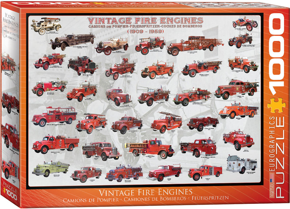 Puzzle: Sea & Land Transportation - Vintage Fire Engines - for just $19.99! 