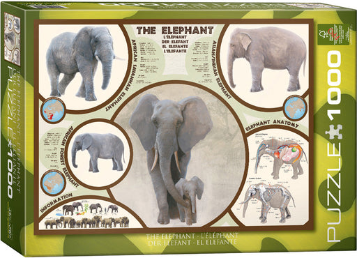 Puzzle: Animal Charts - The Elephant - for just $19.99! 