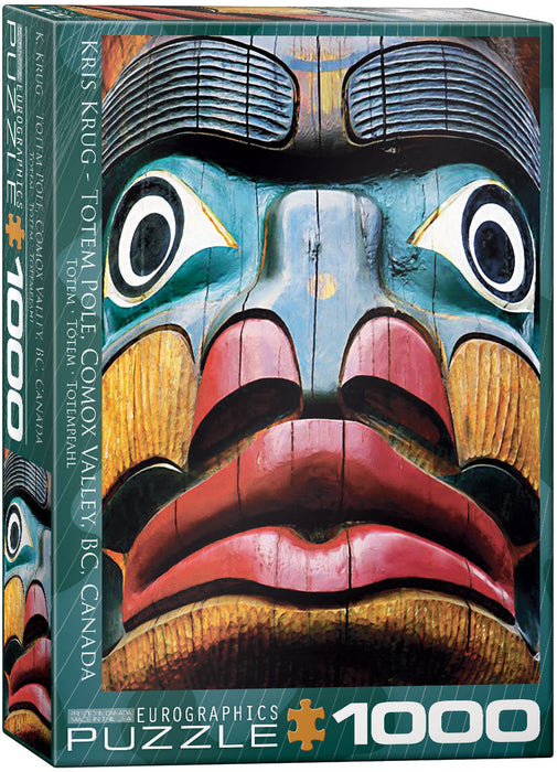 Puzzle: Fine Art Masterpieces - Totem Pole Comox Valley BC by Kirs Krug - for just $19.99! 