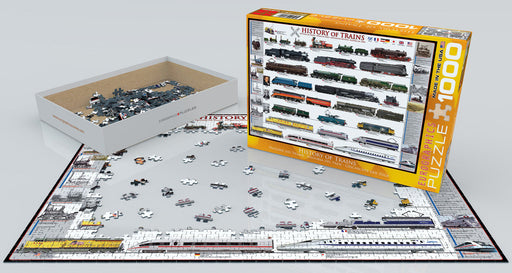 Puzzle: Sea & Land Transportation - History of Trains - for just $19.99! 