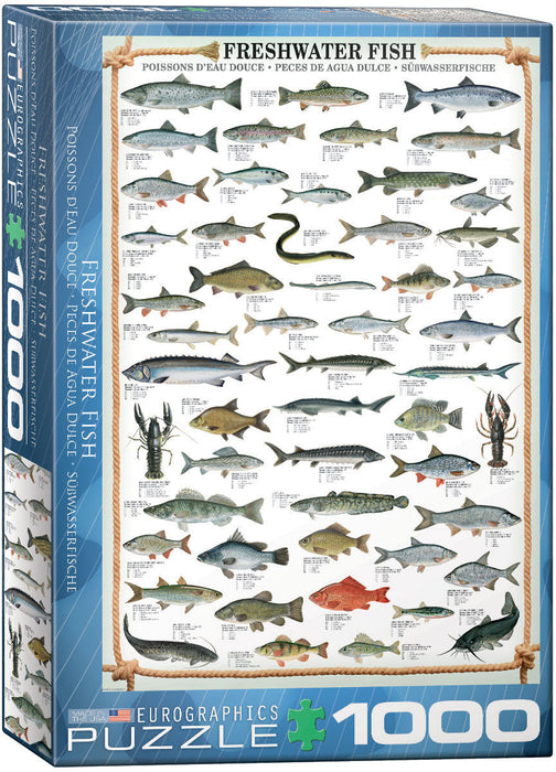 Puzzle: Animal Charts - Freshwater Fish - for just $19.99! 