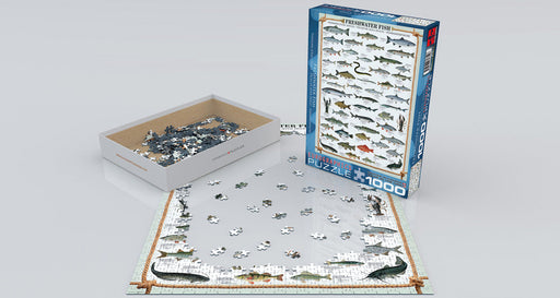 Puzzle: Animal Charts - Freshwater Fish - for just $19.99! 