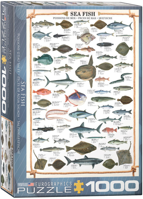 Puzzle: Animal Charts - Sea Fish - for just $19.99! 