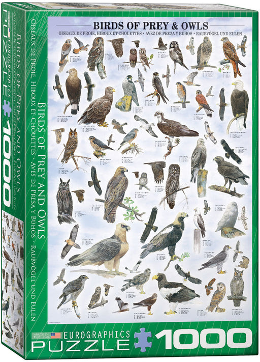 Puzzle: Animal Charts - Birds of Prey and Owls - for just $19.99! 