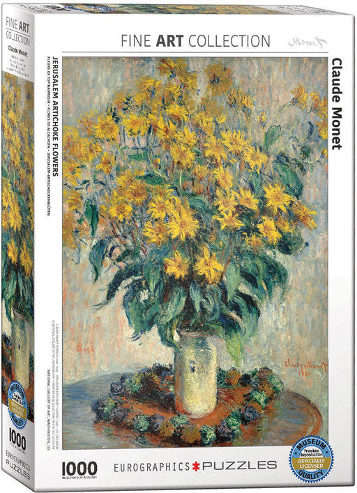 Puzzle: Fine Art Masterpieces - Jerusalem Artichoke Flowers by Claude Monet - for just $19.99! 