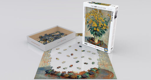 Puzzle: Fine Art Masterpieces - Jerusalem Artichoke Flowers by Claude Monet - for just $19.99! 
