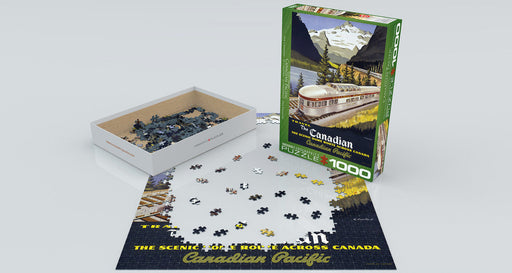 Puzzle: Canadian Vintage Art - The Canadian by Roger Cuillard - for just $19.99! 