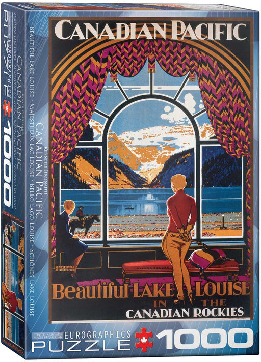 Puzzle: Canadian Vintage Art - Beautiful Lake Louise by Kenneth Shoesmith - for just $19.99! 