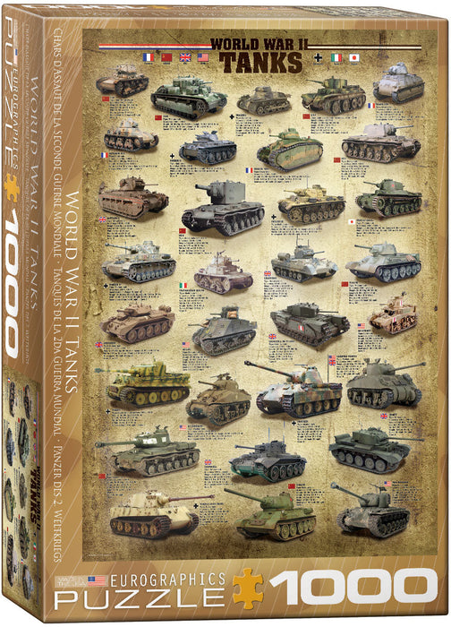 Puzzle: Sea & Land Transportation - World War II Tanks - for just $19.99! 