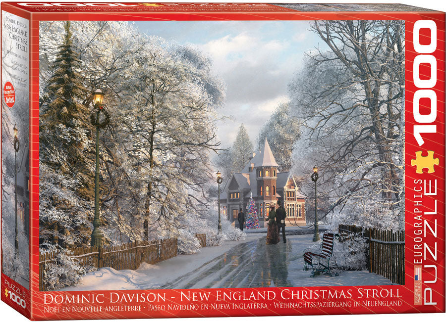 Puzzle: Christmas - Seasonal - New England Christmas Stroll by Dominic Davison - for just $19.99! 