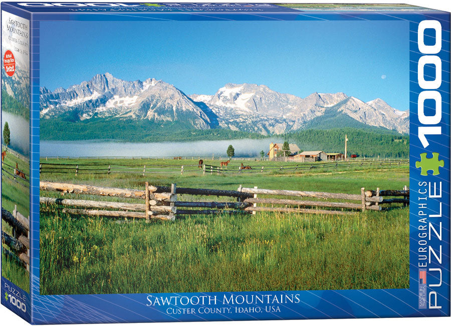 Puzzle: Scenic Photography - Sawtooth Mountains Idaho - for just $19.99! 