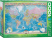 Puzzle: Maps & Flags - Map of the World - for just $19.99! 