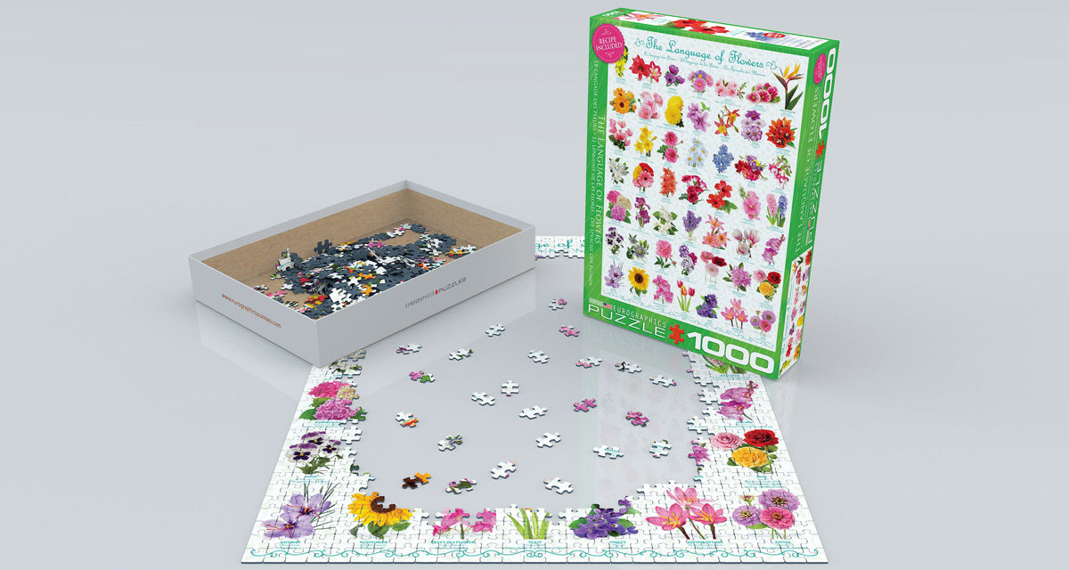 Puzzle: Garden - The Language of Flowers - for just $19.99! 