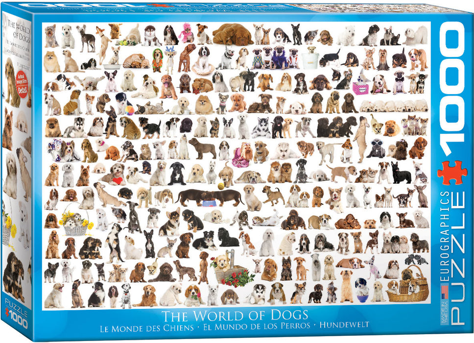 Puzzle: Animal Charts - The World of Dogs - for just $19.99! 