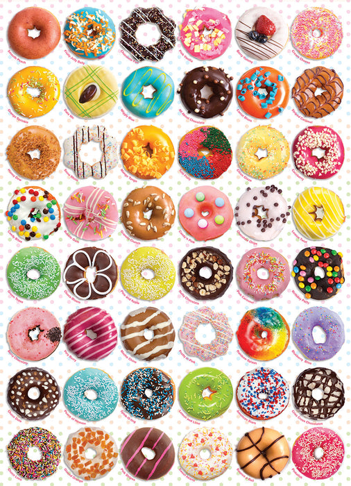 Puzzle: Delicious Puzzles - Donuts Tops - for just $19.99! 