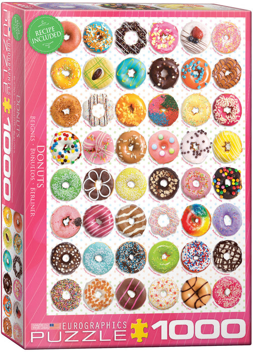 Puzzle: Delicious Puzzles - Donuts Tops - for just $19.99! 