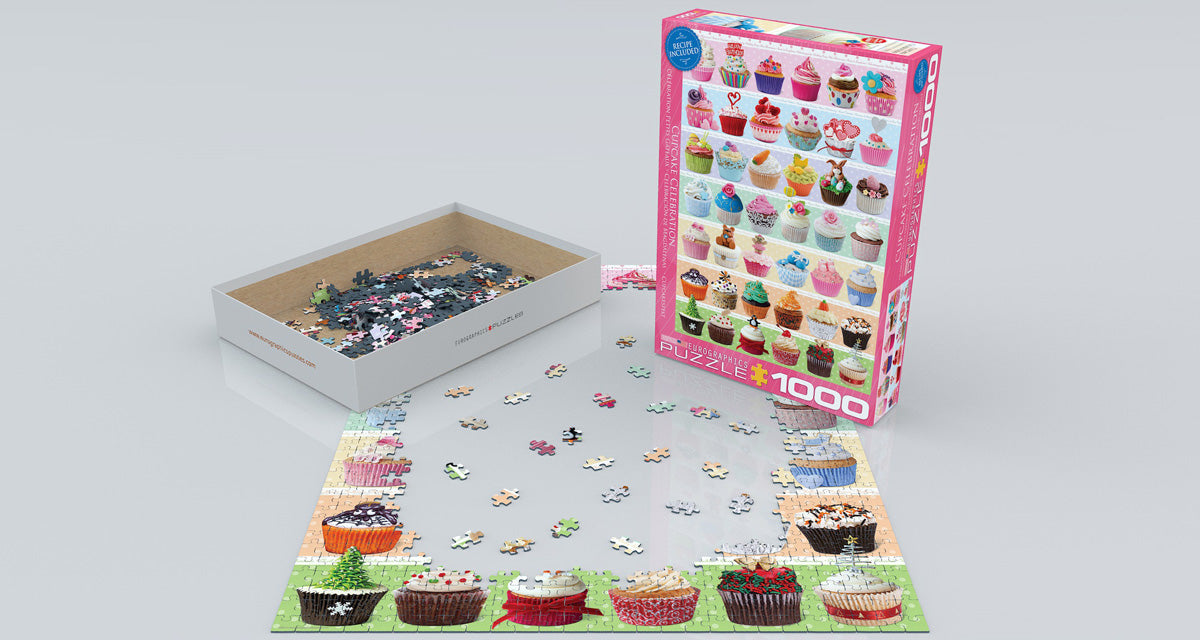 Puzzle: Delicious Puzzles - Cupcake Celebration (Small box) - for just $19.99! 