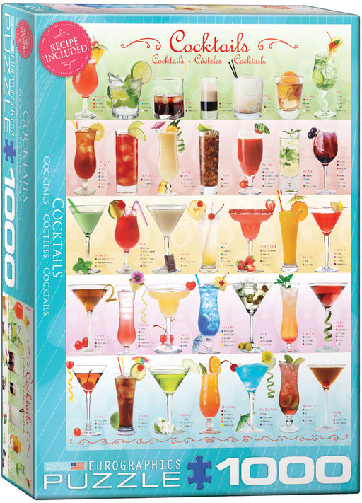 Puzzle: Delicious Puzzles - Cocktails - for just $19.99! 