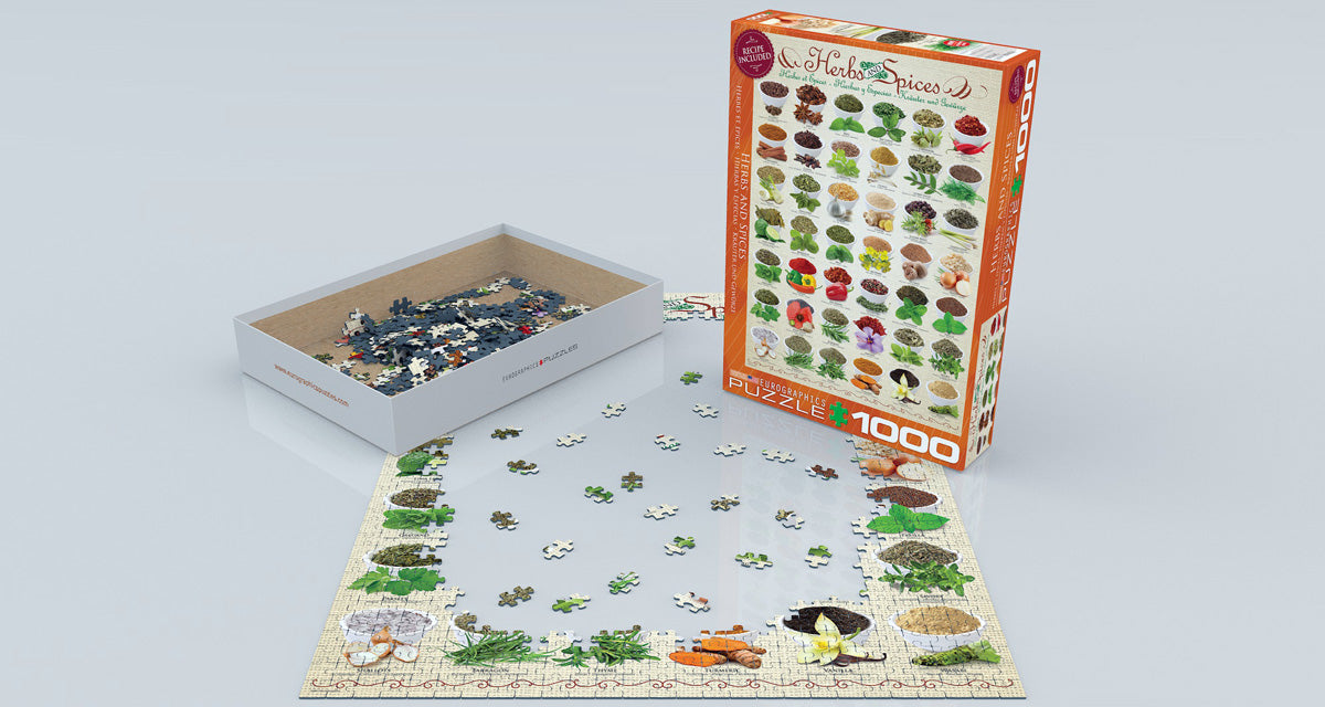 Puzzle: Delicious Puzzles - Herbs and Spices - for just $19.99! 
